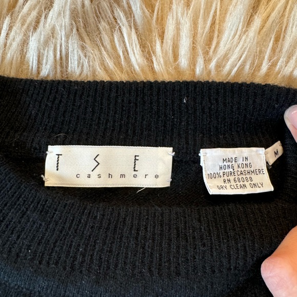 TSE Cashmere Boxy T-Shirt Sweater size Medium - Picture 7 of 9